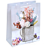 Nekupto Geschenkpapiertasche 32,5 x 26 x 13 cm Blumenstrauß 2016 02 L - KFL
