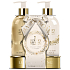 Grace Cole Bergamot, Ginger & Lemongrass Handseife 300 ml + Hand- und Nagelcreme 300 ml, Kosmetikset für Damen