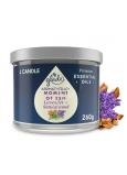 Glade Aromatherapy Moment of Zen Lavendel + Sandelholz Duftkerze groß im Glas, Brenndauer 60 h 260 g