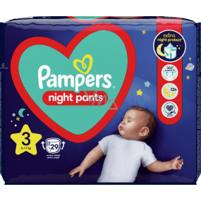 Pampers Night Pants Größe 3, 6 - 11 kg Windelhöschen 29 Stück