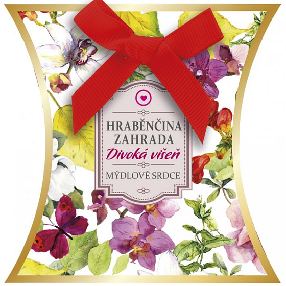 NeoCos Countess's Garden Wild Cherry Gift duftende Toilettenseife in Herzform 30 g