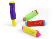 Y-Plus+ Candy dreieckiger ausziehbarer Gummi 76 x 23,5 x 22 mm 1 Stück verschiedene Farben