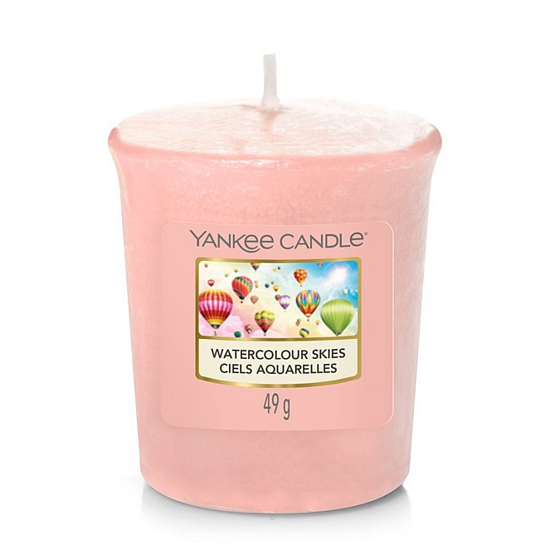Yankee Candle Watercolour Skies - Watercolour Sky duftende Votivkerze 49 g
