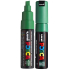 Posca Universal-Acrylmarker mit breiter, geschnittener Spitze 8 mm Grün PC-8K