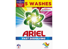 Ariel Fast Dissolving Color Waschpulver für Buntwäsche 5 Dosen 275 g