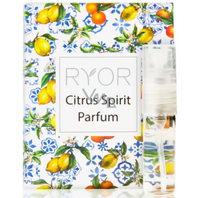 Ryor Citrus Spirit Parfüm für Frauen 2 ml mit Spray, Fläschchen