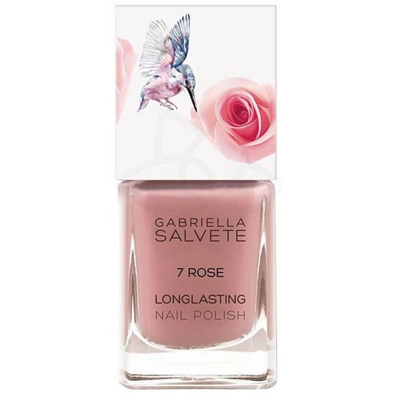 Gabriella Salvete Flower Shop Langanhaltender Emaille Langanhaltender Hochglanz Nagellack 7 Rose 11 ml