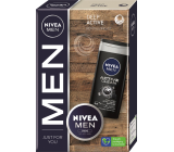 Nivea Men Deep Active Creme 75 ml + Active Clean Duschgel 250 ml, Kosmetikset für Männer