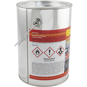 Bisil Thermo feuerfeste Farbe 700 °C, 0199 schwarz, 3,5 kg