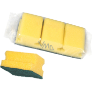 Spokar houbička na nádobí, profilovaná, 78 x 60 x 45 mm, balení 3 ks