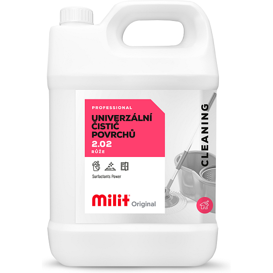 Milit universeller Reiniger, Rose, 5 l