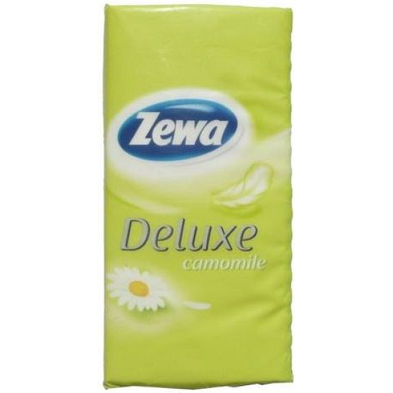 Zewa Deluxe Camomile Taschentücher aus parfümiertem Papier 1 Stück