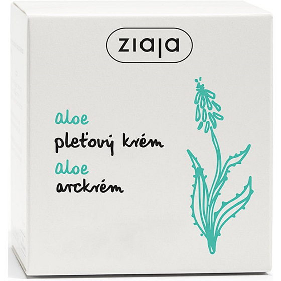 Ziaja Aloe Vera Gesichtscreme für trockene und normale Haut 50 ml