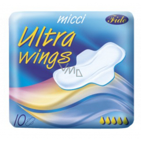 Micci Ultra Wings Intimpolster mit Flügeln 10 Stück