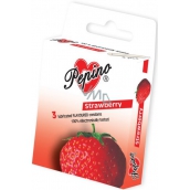 Pepino Strawberry Naturlatex Kondom 3 Stück