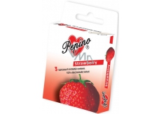 Pepino Strawberry Naturlatex Kondom 3 Stück