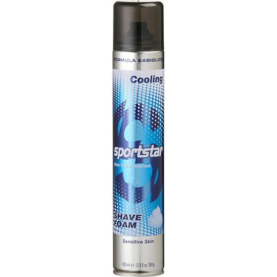 Sportstar Men Cooling Rasierschaum für empfindliche Haut 400 ml