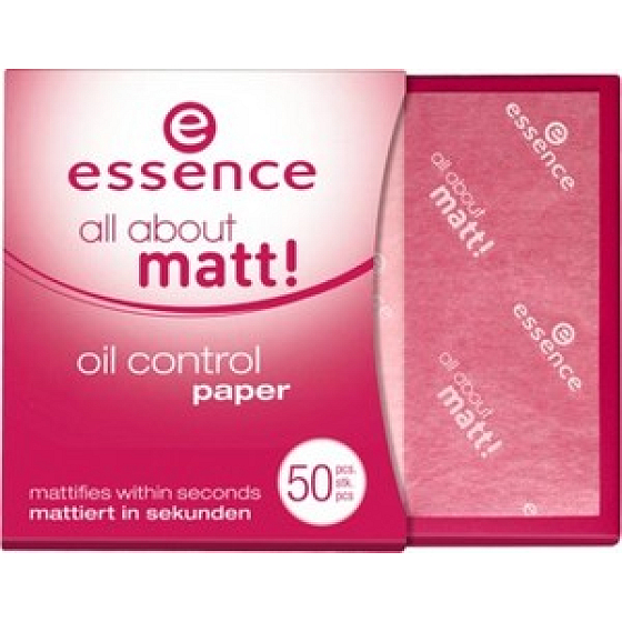 Essence Alles über Matt! Oil Control Paper Papiere gegen Fett 50 Stück