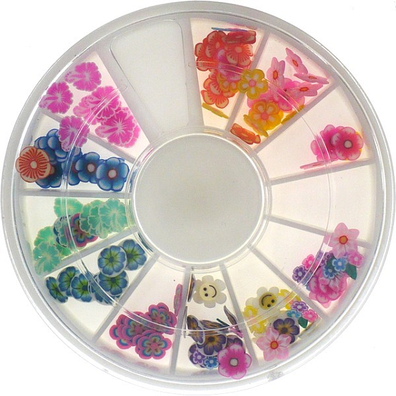 Professionelle Nageldekorationen Blumen Farbmischung 1 Packung