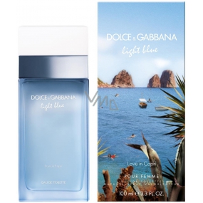 Dolce & Gabbana Hellblaue Liebe in Capri Eau de Toilette für Frauen 50 ml