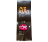 Piz Buin Ultra Light SPF15 ultraleichte Feuchtigkeitsflüssigkeit zum Sonnenbaden 150 ml + SPF30 Lippenbalsam 4,9 g, Duopack