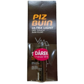 Piz Buin Ultra Light SPF15 ultraleichte Feuchtigkeitsflüssigkeit zum Sonnenbaden 150 ml + SPF30 Lippenbalsam 4,9 g, Duopack