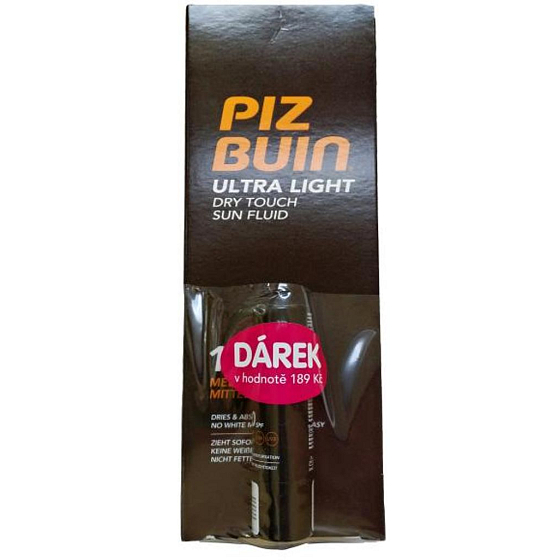 Piz Buin Ultra Light SPF15 ultra-leichte feuchtigkeitsspendende Sonnenlotion 150 ml + SPF30 Lippenbalsam 4,9 g, Duopack