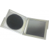 Doppelter quadratischer Silberspiegel 7,5 x 8,3 x 0,6 cm 60100