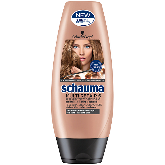 Schauma Multi Repair 6 Regenerationsbalsam für sehr trockenes und strapaziertes Haar 200 ml