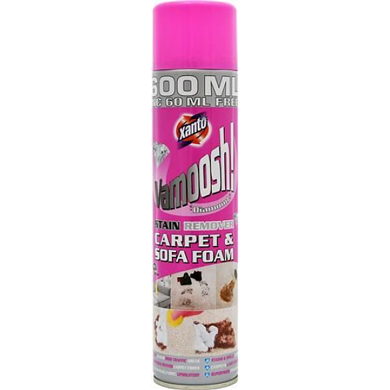 Xanto Vamoosh! Diamantschaum Fleckentferner für Teppiche und Polster 600 ml