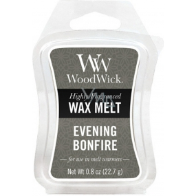 WoodWick Evening Bonfire - Abend am Lagerfeuer duftendes Wachs für Aromalampe 22,7 g