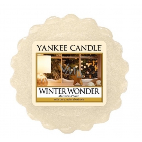 Yankee Candle Winter Wonder - Duftwachs mit Winterwunder für Aromalampe 22 g