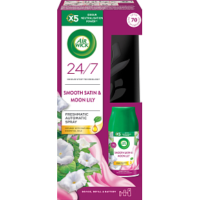 Air Wick FreshMatic Smooth Satin & Moon Lily - Sanftes automatisches Spray aus Satin und Mondlilie 250 ml