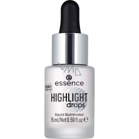 Essence Highlight Drops Flüssiger Illuminator Flüssiger Illuminator 10 Silberstreifen 15 ml