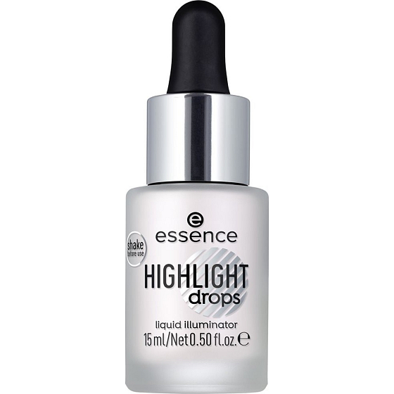Essence Highlight Drops Flüssiger Illuminator Flüssiger Illuminator 10 Silberstreifen 15 ml