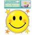 Selbstklebende Wandleuchte beleuchtet LED Smiley 18 cm