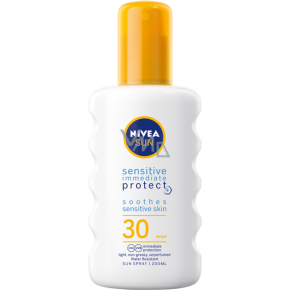 Nivea Sun Sensitive OF 30 Sprüh-Sonnenschutz, 200 ml Nivea Sun Sensitive OF 30 Sprüh-Sonnenschutz, 200 ml