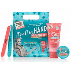 Dirty Works Its All In Hand Handcreme 100 ml + Nagelbalsam und Nagelhaut 10 g + Nagelfeile 2 Stück, Kosmetikset