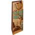 Nekupto Geschenk Kraftflaschentasche 15 x 40 cm Weihnachtsgeschenke mit Zapfen 612 WHLH