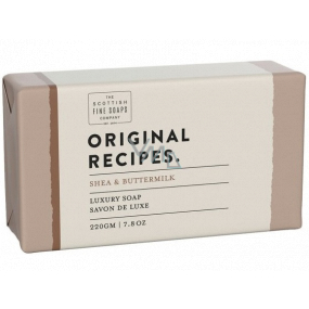 Scottish Fine Soaps Sheabutter und Buttermilch dreimal fein gemahlene Toilettenseife 220 g