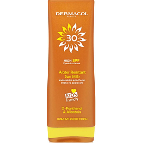 Dermacol Sun Water Resistant SPF30 wasserfeste erweichende Lotion zum Sonnenbaden und für Kinder 200 ml