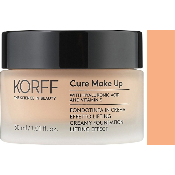 Korff Cure Make Up Creamy Foundation Lifting Effect Lifting Cream Makeup 02 Mandel 30 ml