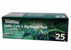 Wellion VivaDiag Rapid SARS-COV-2 AG Antigen Abstrichtest Covid-19 aus der Nasenregion (auch für Kinder) 25 Stück