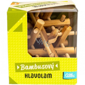 Albi Kleinhirn Bambus-Puzzle Igel 8,2 x 8,2 x 9 cm