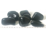 Obsidian Getrommelter Naturstein 40 - 100 g, 1 Stück, Rettungsstein