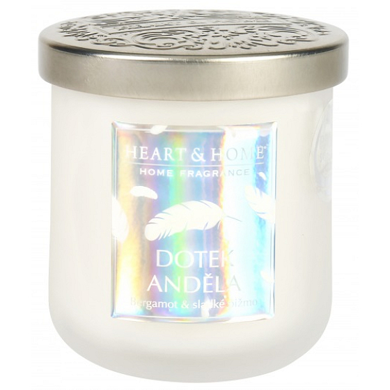Heart & Home Angel's Touch Soja-Duftkerze mittel, brennt bis zu 30 Stunden 115 g Limitierte Auflage