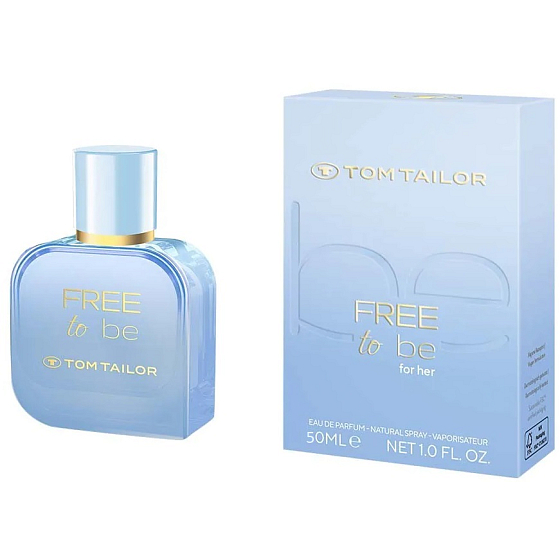 Tom Tailor Free to be for Her Eau de Parfum für Frauen 50 ml