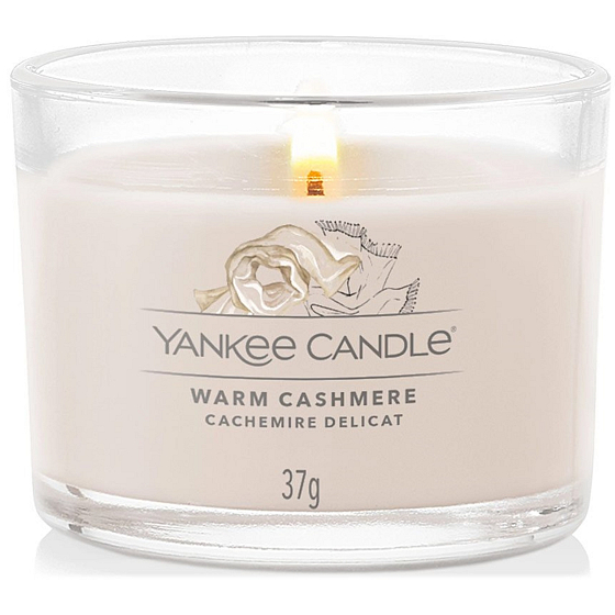Yankee Candle Warm Cashmere - Warm Cashmere Duftkerze Votivglas 37 g
