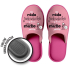 Nekupto Slipper Shop Geschenk Hausschuhe Größe 39-40 Ich mag einfache Dinge zum Beispiel Männer 1 Paar