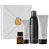 The Ritual Homme Grooming Essentials schäumendes Duschgel 200 ml + Duschgel und Haarshampoo 200 ml + Körperlotion 70 ml + L'Essentiel parfümiertes Wasser 15 ml, Geschenkset für Männer